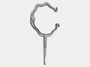 Round Corrugated Downspout Hook - Cast Zinc