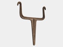 Square Downspout Hook - Bronze