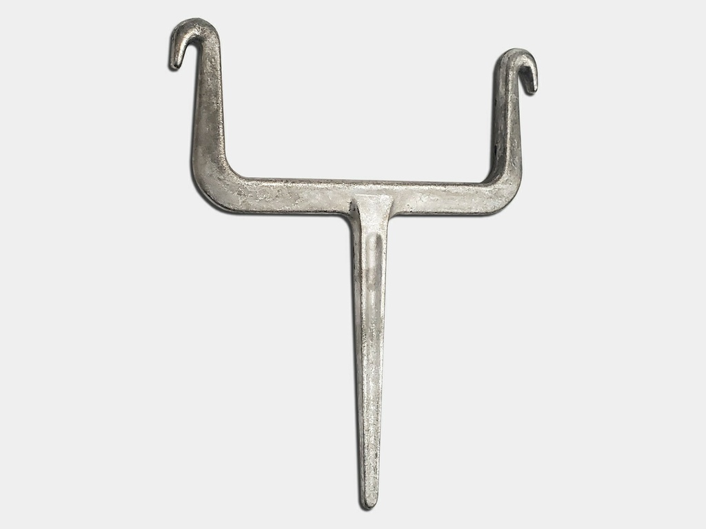 Square Downspout Hook - Cast Zinc