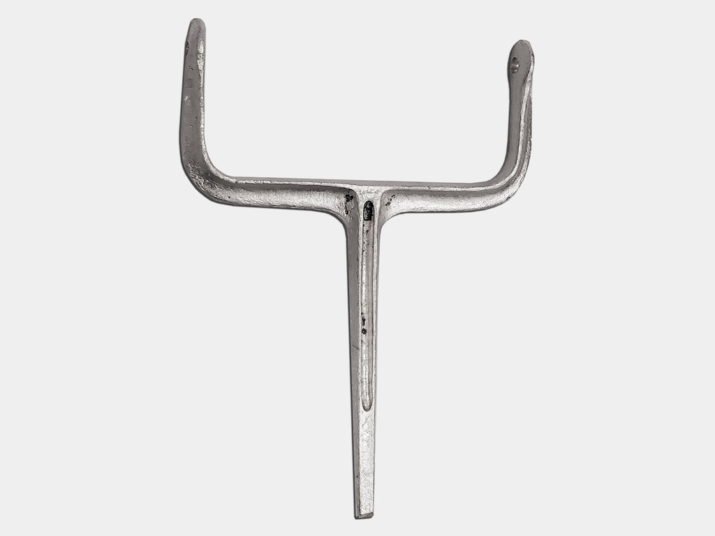 Square Side Fasten Downspout Hook - Cast Zinc