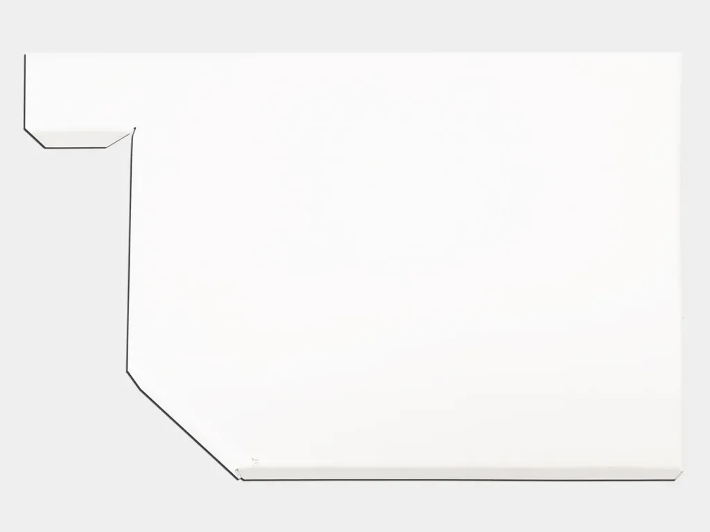 Residential Box 0.027" Aluminum Gutter Left / Right End Cap