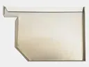 Residential Box 0.027" Aluminum Gutter Left / Right End Cap