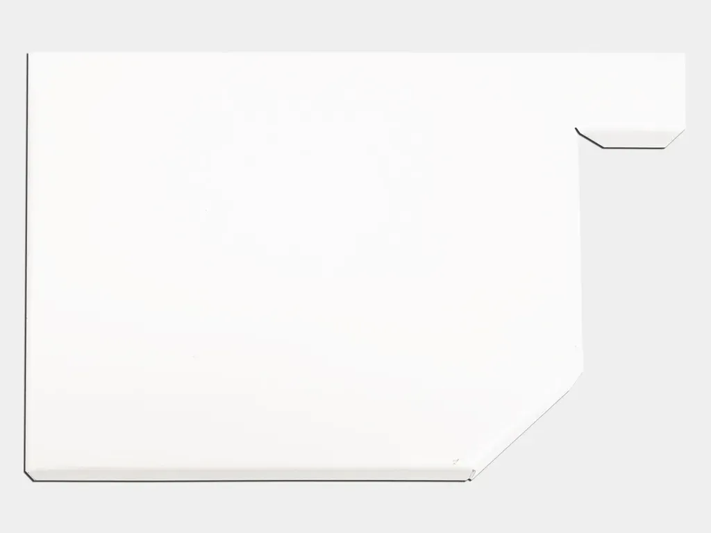 Residential Box 24 Gauge Kynar Steel Gutter Left / Right End Cap