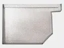 Residential Box Galvalume Plus Gutter Left / Right End Cap