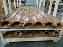 Reverse Bead Copper Half Round Gutter