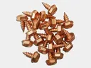 Copper Plated 3/8" Stainless Steel Zip Screw 50 Pcs