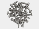 Stainless Steel 3/4" Zip Screws 50 Pcs