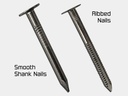 25 lbs. 10 Gauge Stainless Steel Smooth Shank Slate Roofing Nails