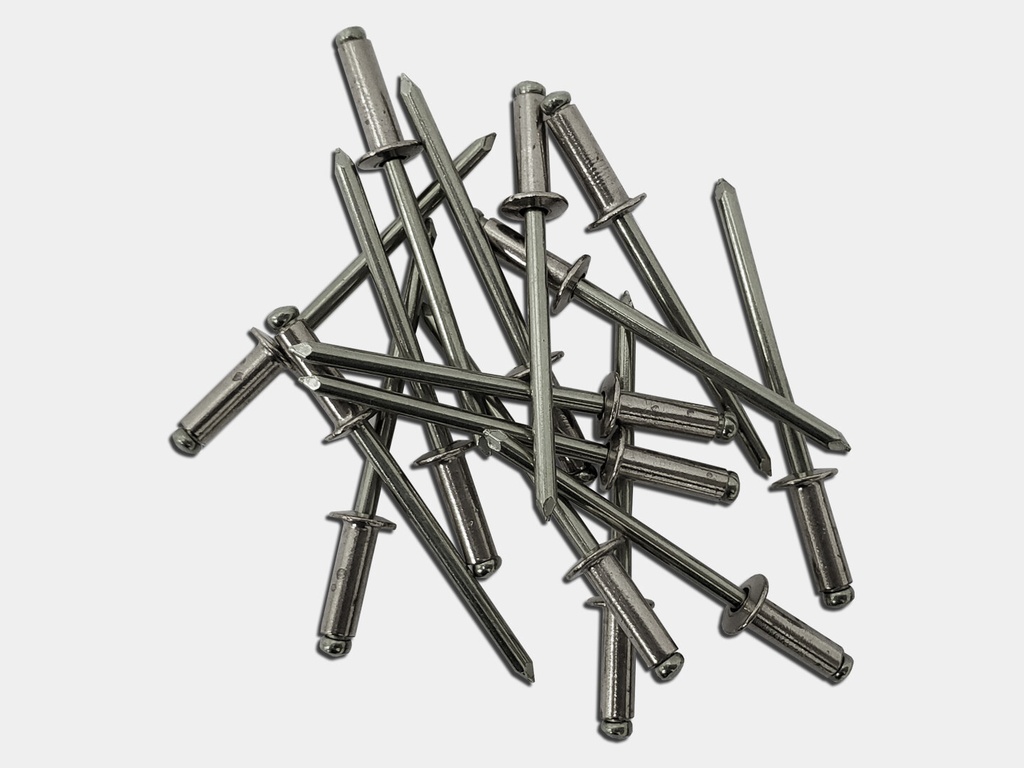 1/8" Mill Finish Aluminum Blind Pop Rivets 100 Pcs