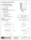 The Diamond Leader Head | Conductor Head in Copper, Aluminum, Steel