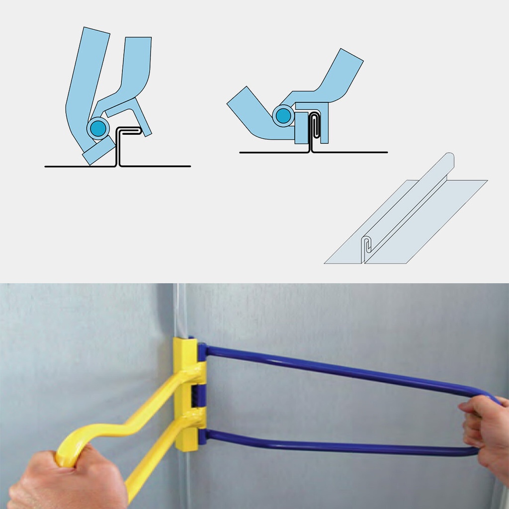 Rau 1174 Standing Seam Double Lock Folding Tool