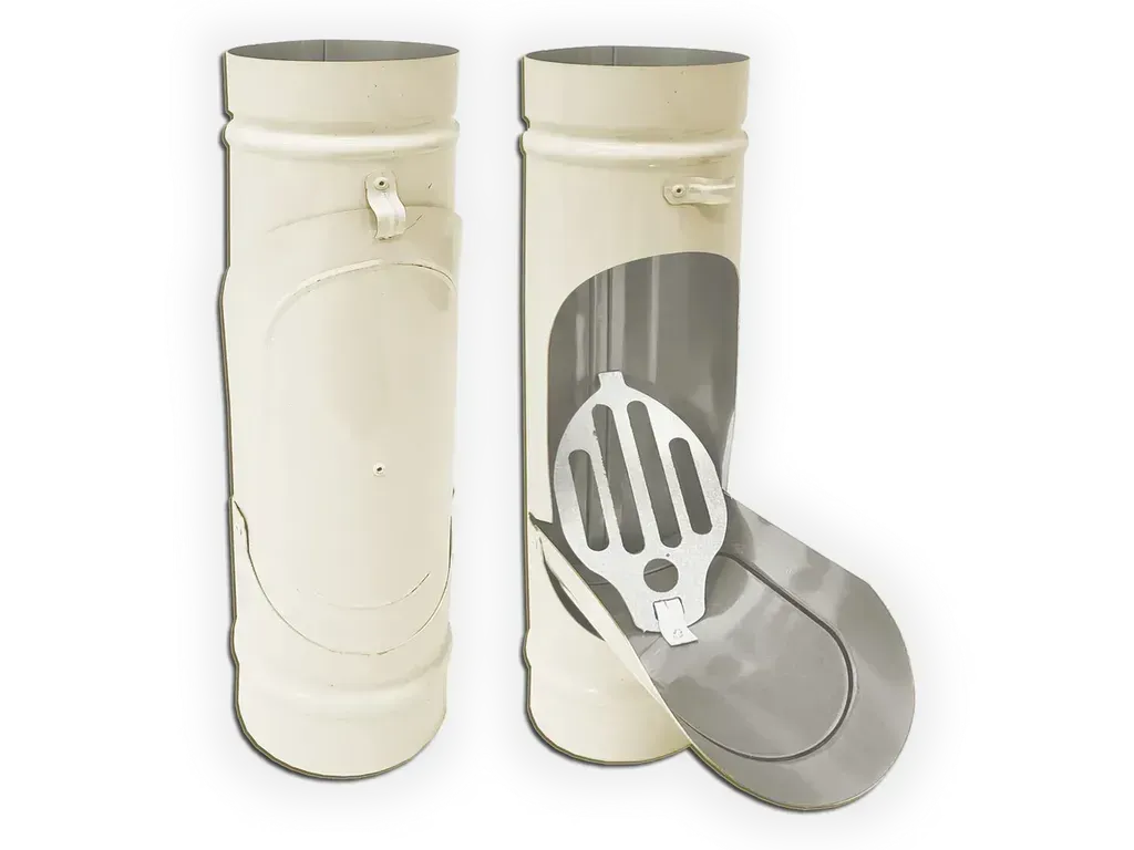 Plain Round 0.027" Aluminum Downspout Cleanout