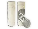 Plain Round 0.027" Aluminum Downspout Cleanout