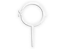 Plain Round Downspout Hook - Aluminum