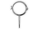 Plain Round Downspout Hook - Cast Zinc