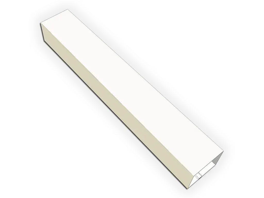 Plain Square 0.027" Aluminum Downspout
