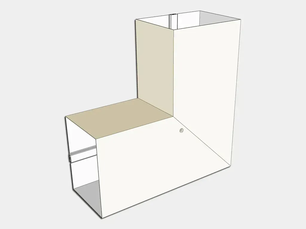 [EB23290LB-0301] Plain Square 0.032" Kynar Aluminum Elbow (B) Style
Size: 2" x 3"
Color: Almond
Angle: ($) 90°
Direction: Left
