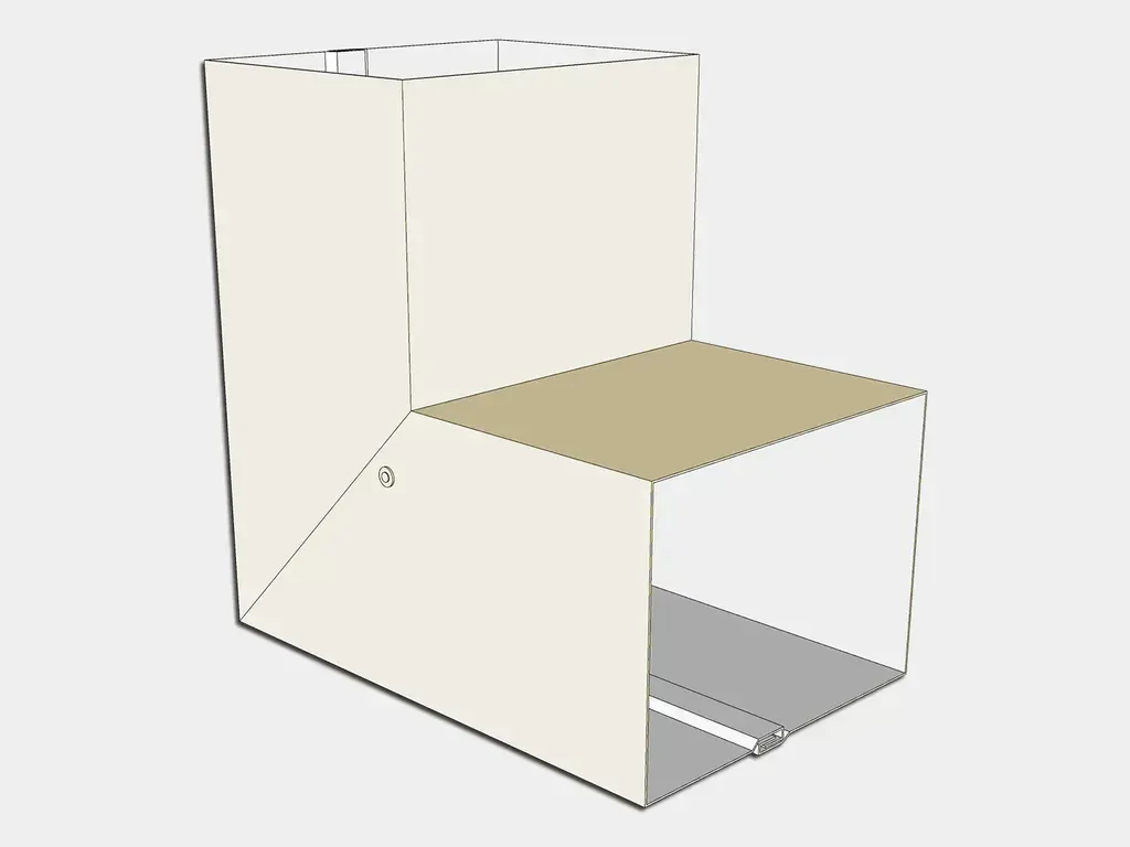 [EB23290-0301] Plain Square 0.032" Kynar Aluminum Elbow (A) Style
Size: 2" x 3"
Color: Almond
Angle: ($) 90°