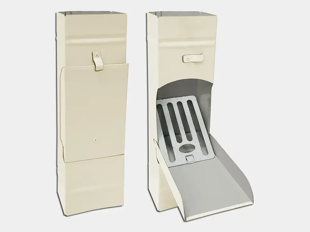 [CL232-0301] Plain Square 0.032" Kynar Aluminum Downspout Cleanout
Size: 2" x 3"
Color: Almond