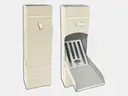 Plain Square 0.032" Kynar Aluminum Downspout Cleanout