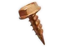 Copper Plated 1/2" Stainless Steel Zip Screws