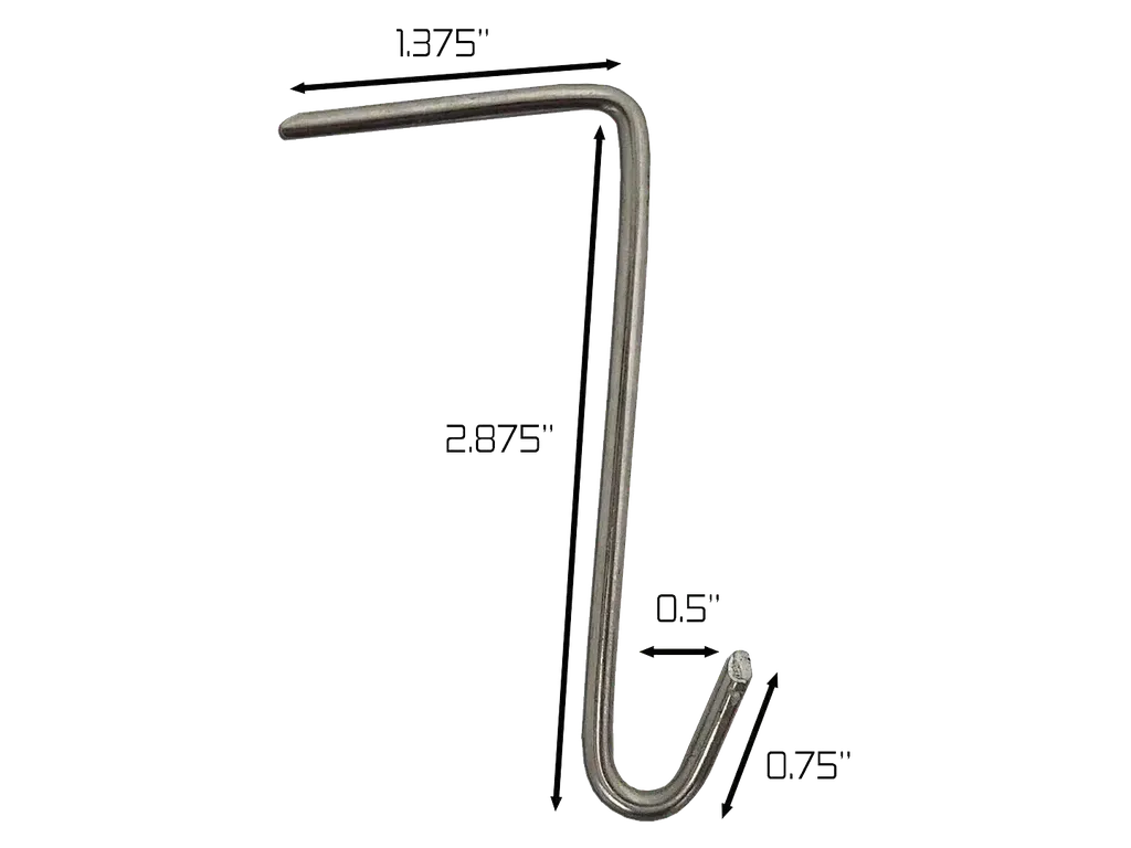 [SLHK01] Stainless Steel Slate Hooks - 1 lb.