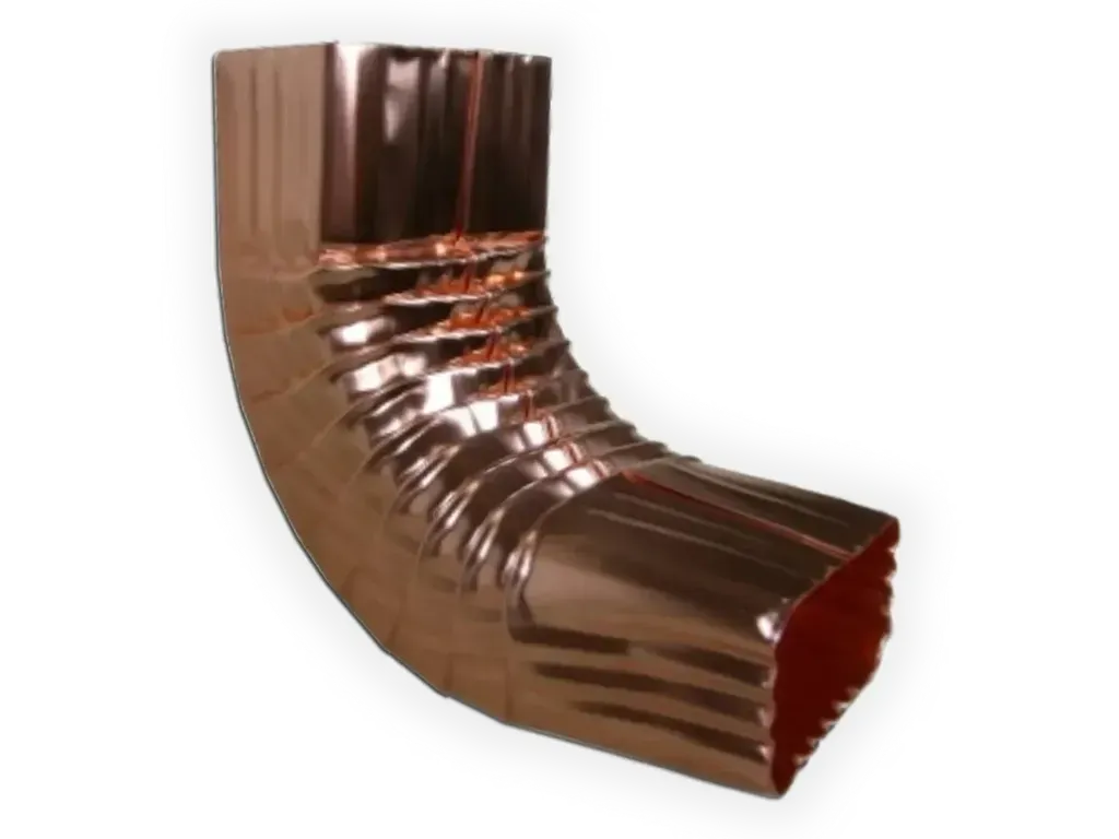 [EB23490-1001] Square Corrugated Copper Elbow (A) Style
Size: 2" x 3"
Angle: ($) 90°