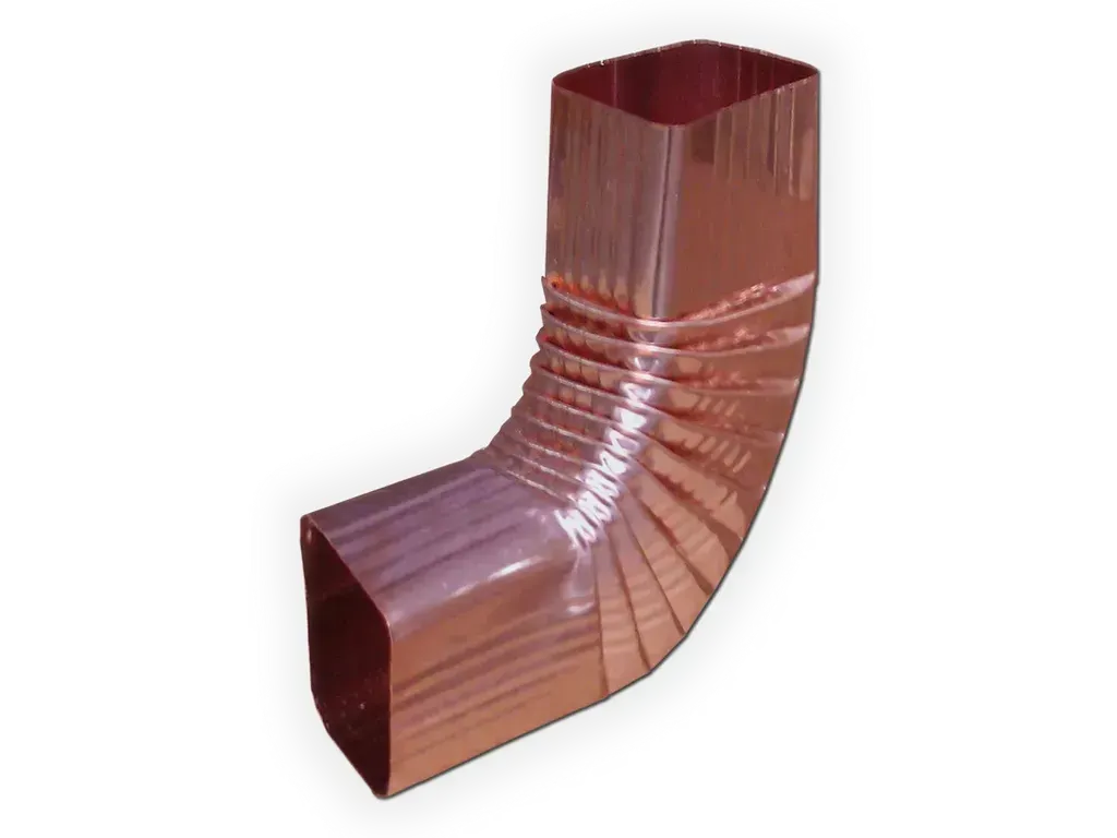 Square Corrugated Copper Elbow (B) Style