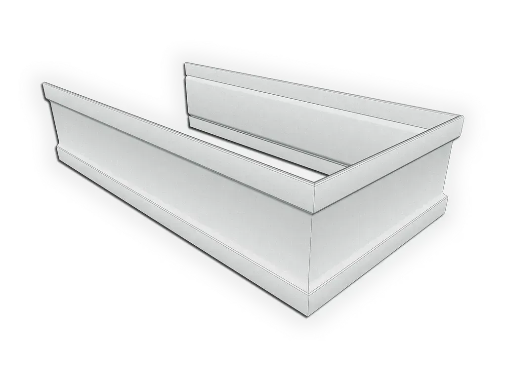 [ST2321-2002] Plain Square Galvalume Plus Downspout Strap
Format: Regular Size - Pre Bent
Size: 2" x 3"