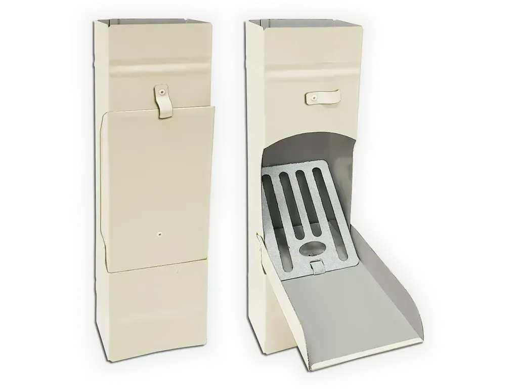 [CL232-4001] Plain Square Kynar Steel Downspout Cleanout
Size: 2" x 3"
Color: Almond