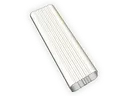 Square Corrugated 0.027" Aluminum Downspout