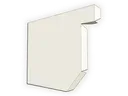 Residential Box 0.027" Aluminum Gutter Left / Right End Cap