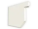 Residential Box 0.032" Aluminum Kynar Gutter Left / Right End Cap
