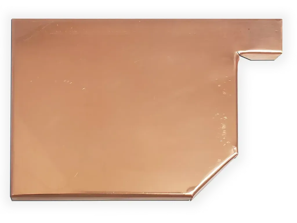 [EC5BLD-1001] D-Style Residential Copper Box Gutter Left / Right End Cap
Material: 16 oz. Copper
Size: 5"
Direction: Left End Cap
