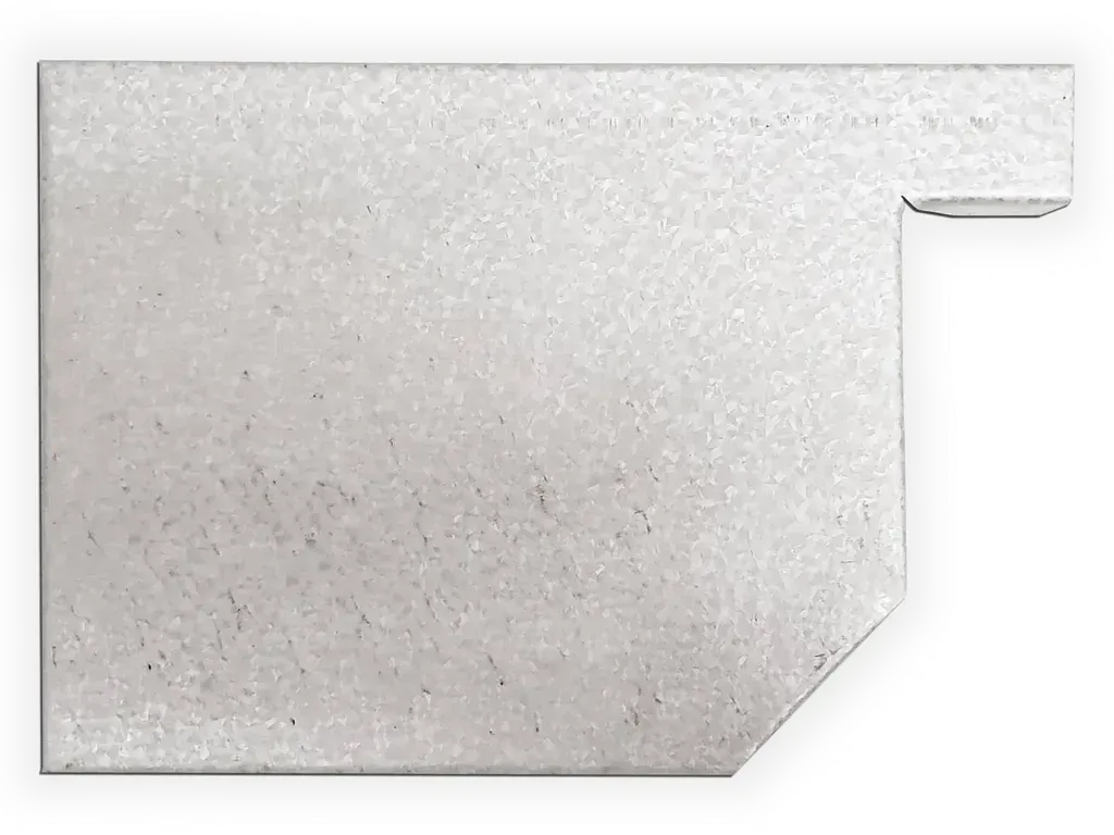 D-Style Residential Box Galvalume Plus Box Gutter Left / Right End Cap