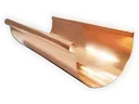 Reverse Bead Copper Half Round Gutter