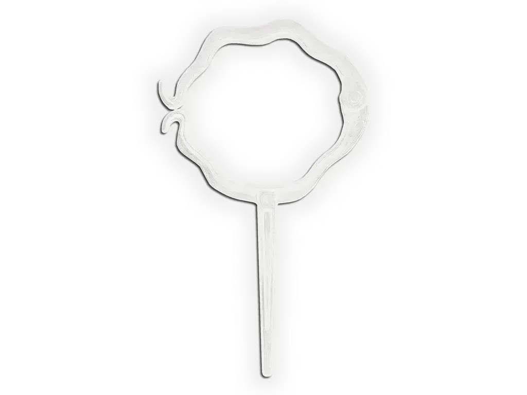 [DH033-0106] Round Corrugated Downspout Hook - Aluminum
Size: 3"
Color: Standard Color - White (High Gloss) - Match 0.027" Material