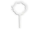 Round Corrugated Downspout Hook - Aluminum