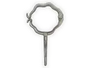 Round Corrugated Downspout Hook - Cast Zinc