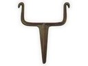 Square Downspout Hook - Bronze