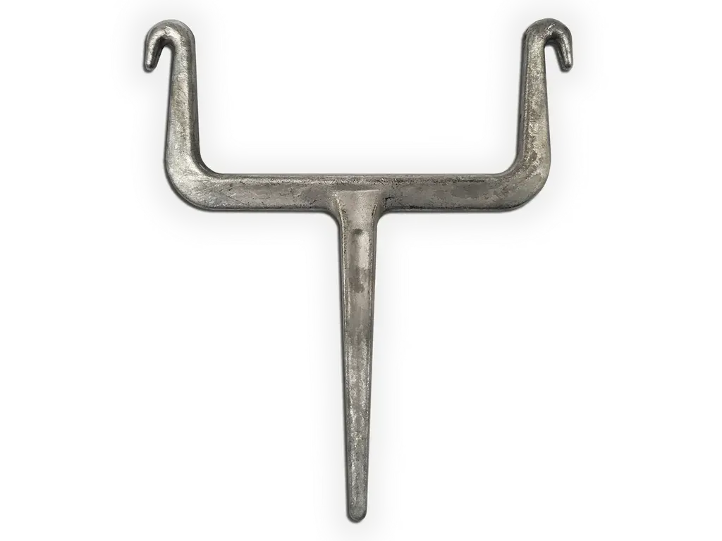 [DH232-6100] Square Downspout Hook - Cast Zinc
Size: 2" x 3"
Color: As is - Tinned Steel