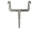 Square Downspout Hook - Cast Zinc