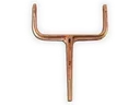 Square Side Fasten Downspout Hook - Copper