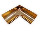 Seamless Euro Bead Half Round Copper Gutter Inside Miter