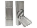 Square Corrugated Galvalume Downspout Cleanout
