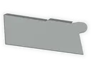 Stainless Steel Solid Gutter Cover End Cap