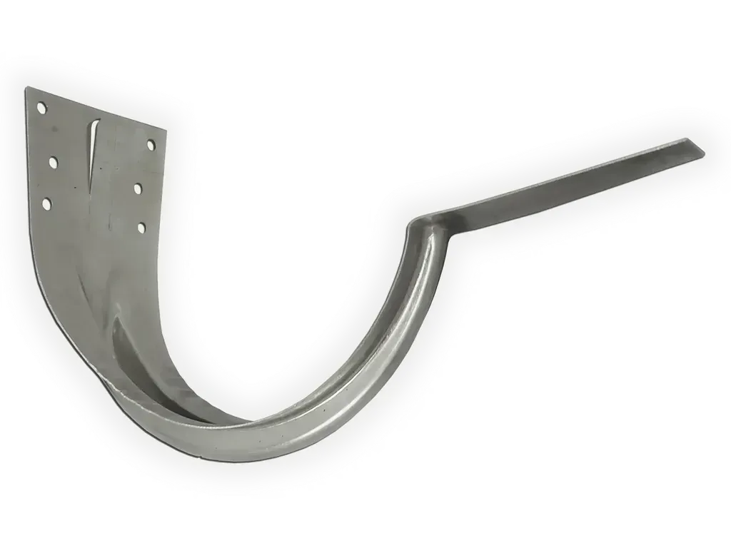 [HH64-5002] Stainless Steel Stamped Hanger for Half Round Gutter
Size: 6"
Color: RAW - 2B Stainless Steel