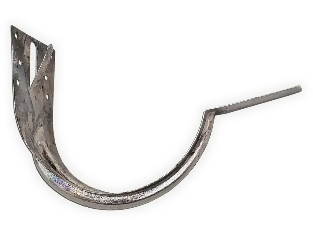 [HH64-1305] Stamped Half Round Gutter Lead Coated Copper Hanger
Size: 6"