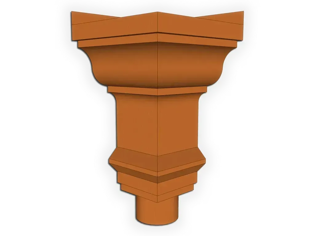 The Philadelphia Ornamental Inside Corner Conductor Head