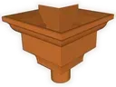 The Federal Outside Corner Conductor Head / Leader Head